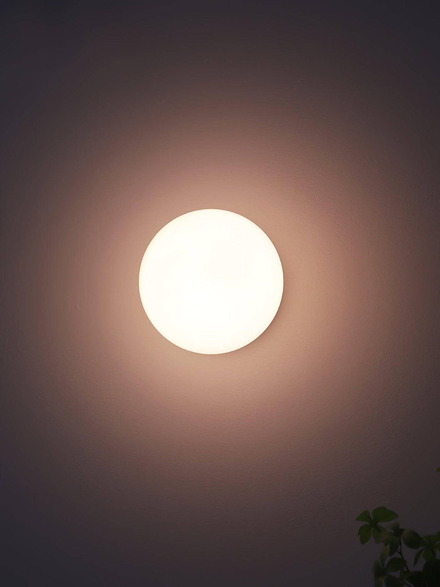 Elegant Væglampe i Glas og Metal - 20cm