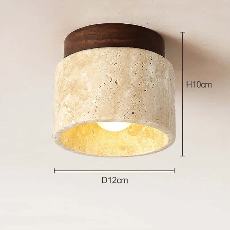 Elegant Loftslampe i Flødestil - Dia 12cm
