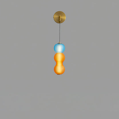 Elegant Væglampe med Klokkeorkideer