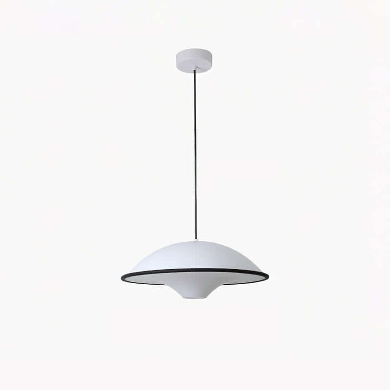 Moderne UFO Pendellampe i Akryl & Metal - Ø45cm