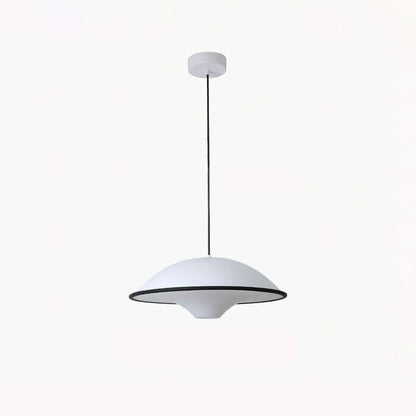 Moderne UFO Pendellampe i Akryl & Metal - Ø45cm