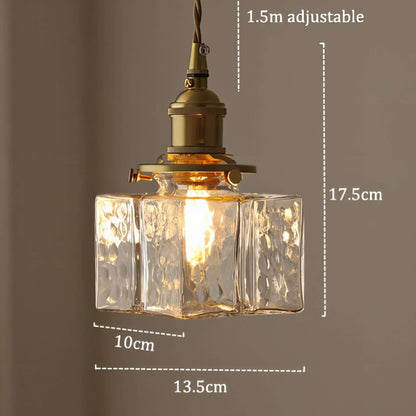 Elegant Retro Glas Hængelampe - 3 Størrelser