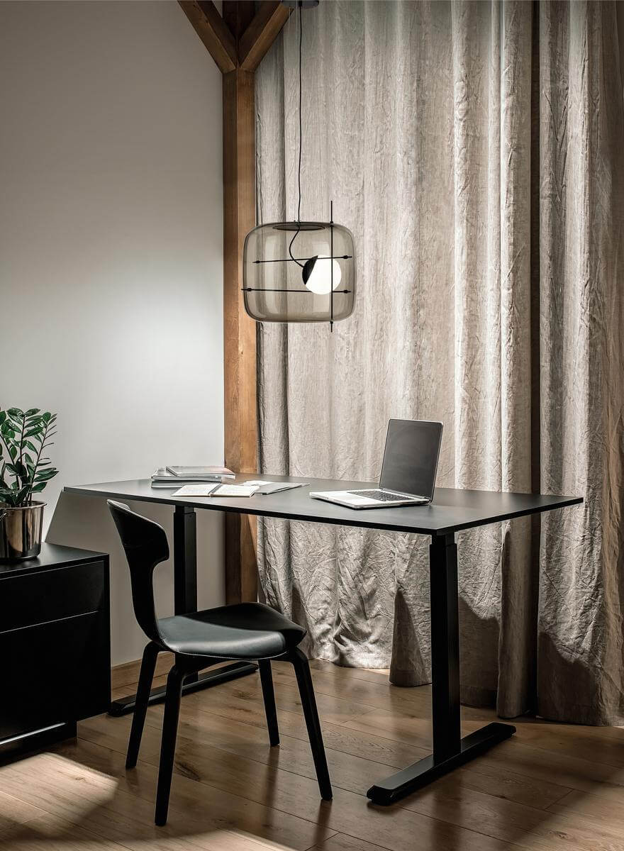 Elegant Glas Pendellampe - 30cm
