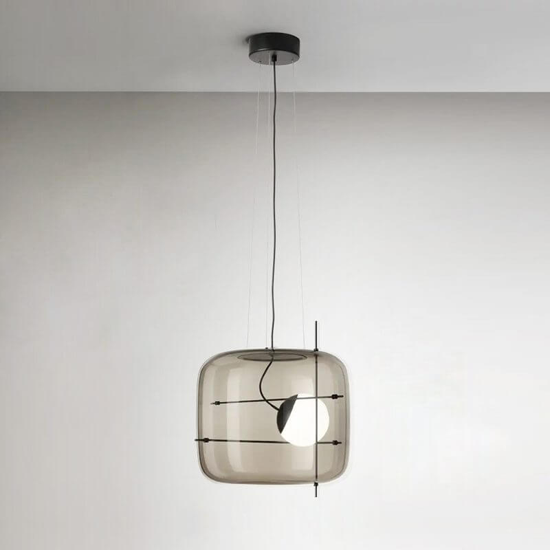 Elegant Glas Pendellampe - 30cm