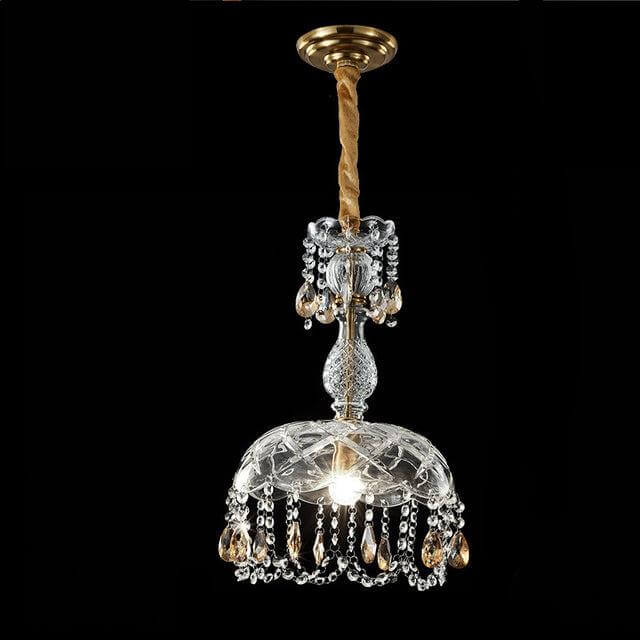 Elegant Krystal Lysekrone - Designer Pendel Lampe