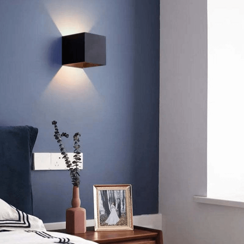 Vandtæt LED-væglampe i aluminium til udendørs