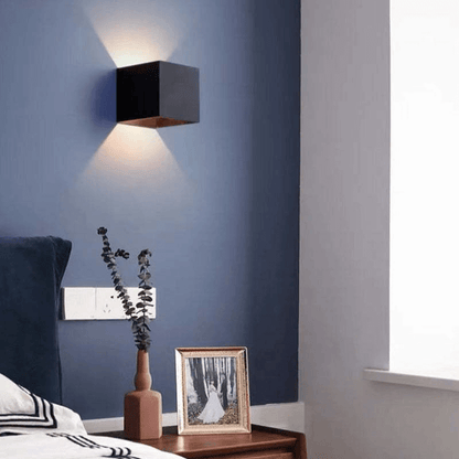 Vandtæt LED-væglampe i aluminium til udendørs