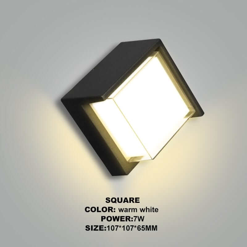 Udendørs LED Væglampe m/Bevægelsessensor