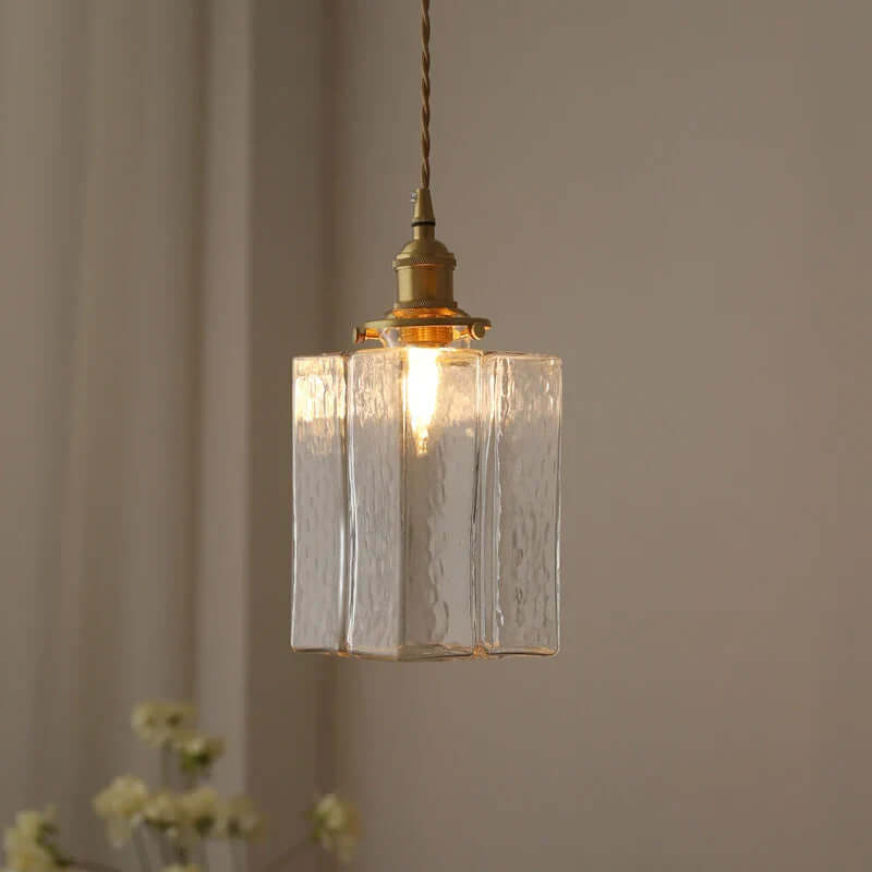 Elegant Retro Glas Hængelampe - 3 Størrelser