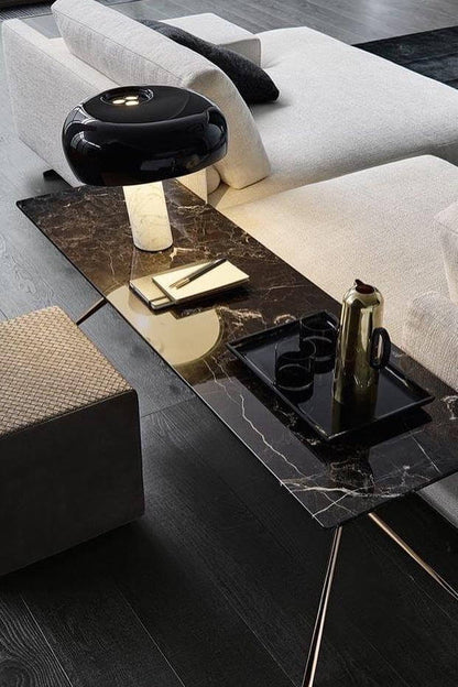 Elegant Marmor Bordlampe 28/40cm