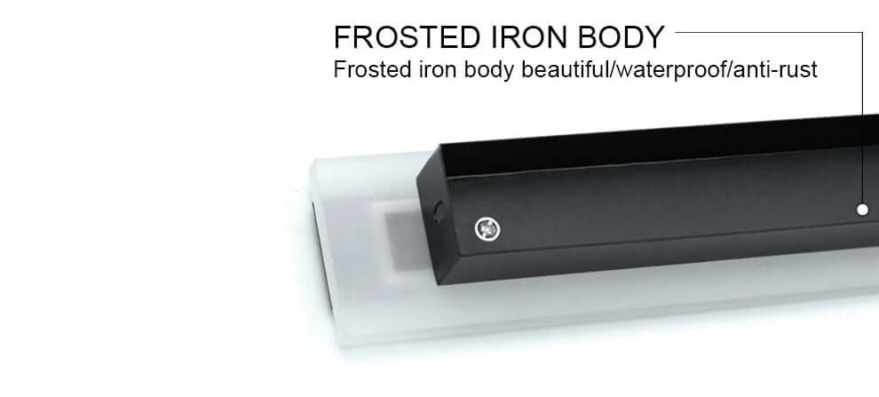 LED Væglampe i Stribet Design