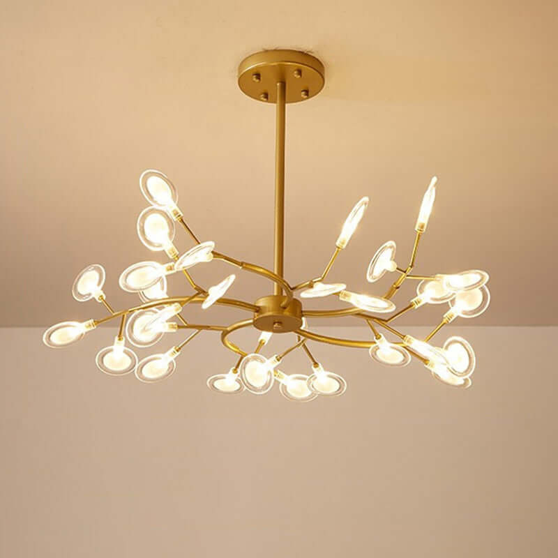 Moderne Akryl Lysekrone - LED Firefly Design