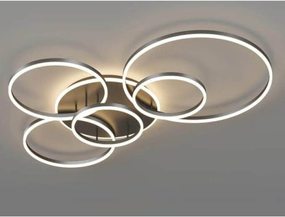 Dæmpbar LED Loftslampe med Fjernbetjening - Sort