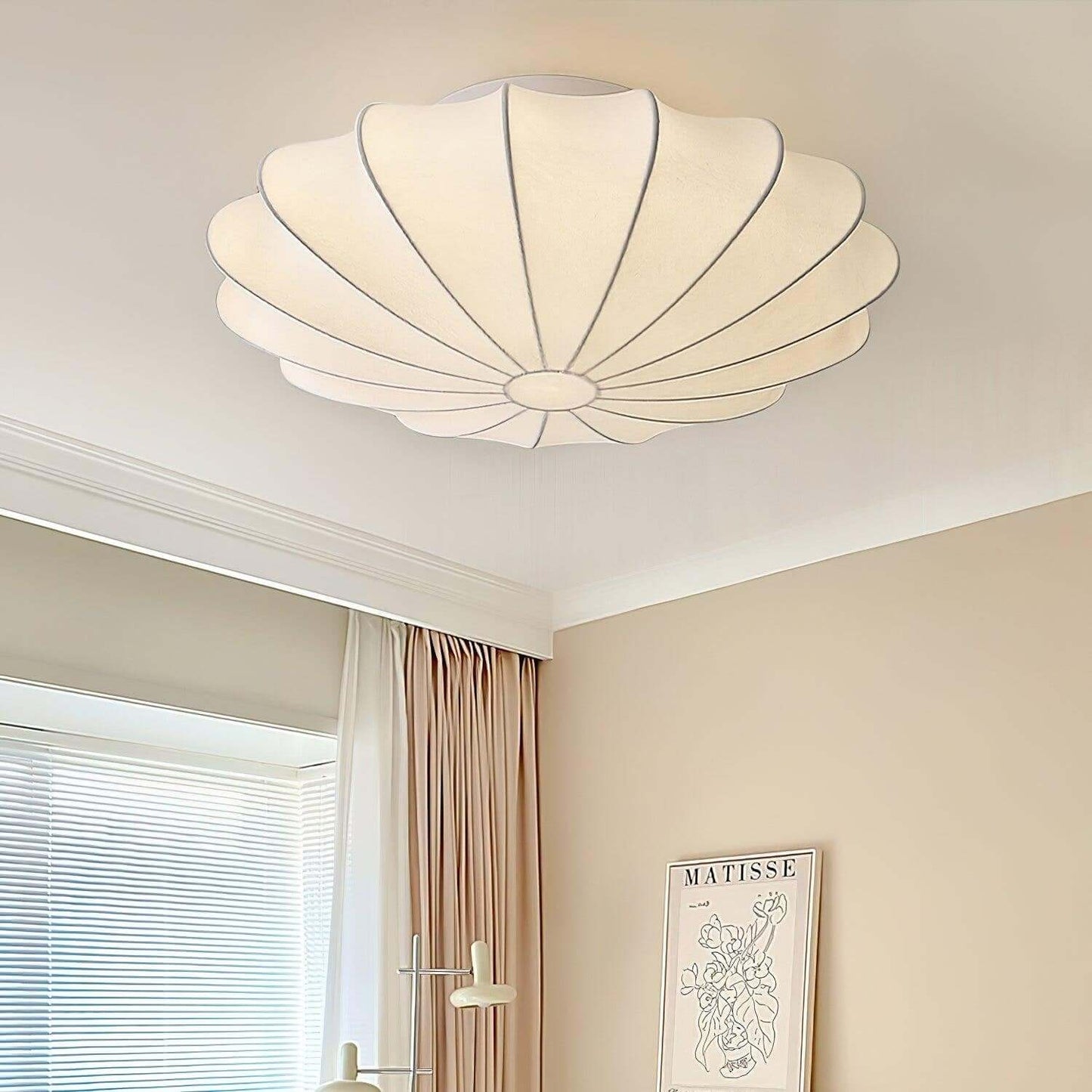 Elegant Boble Loftslampe i Metal & Polymer