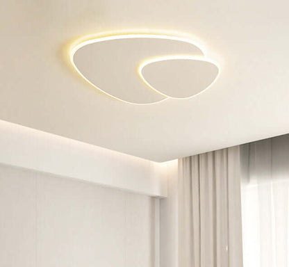 Minimalistisk LED-loftslampe, Elliptisk Design