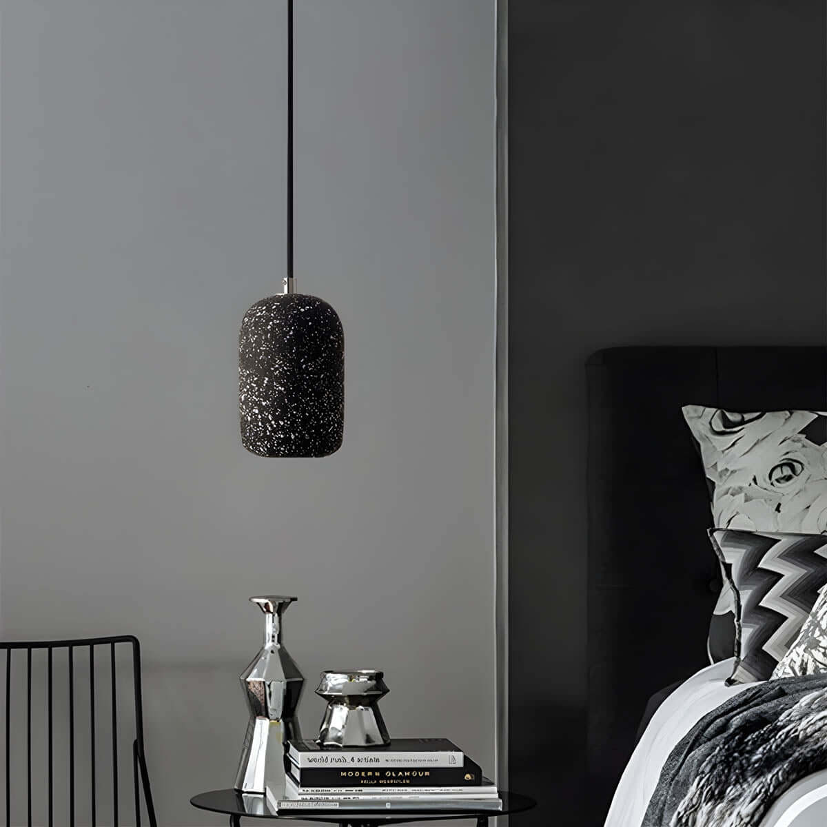 Moderne Cement Pendellampe - Dia 16cm