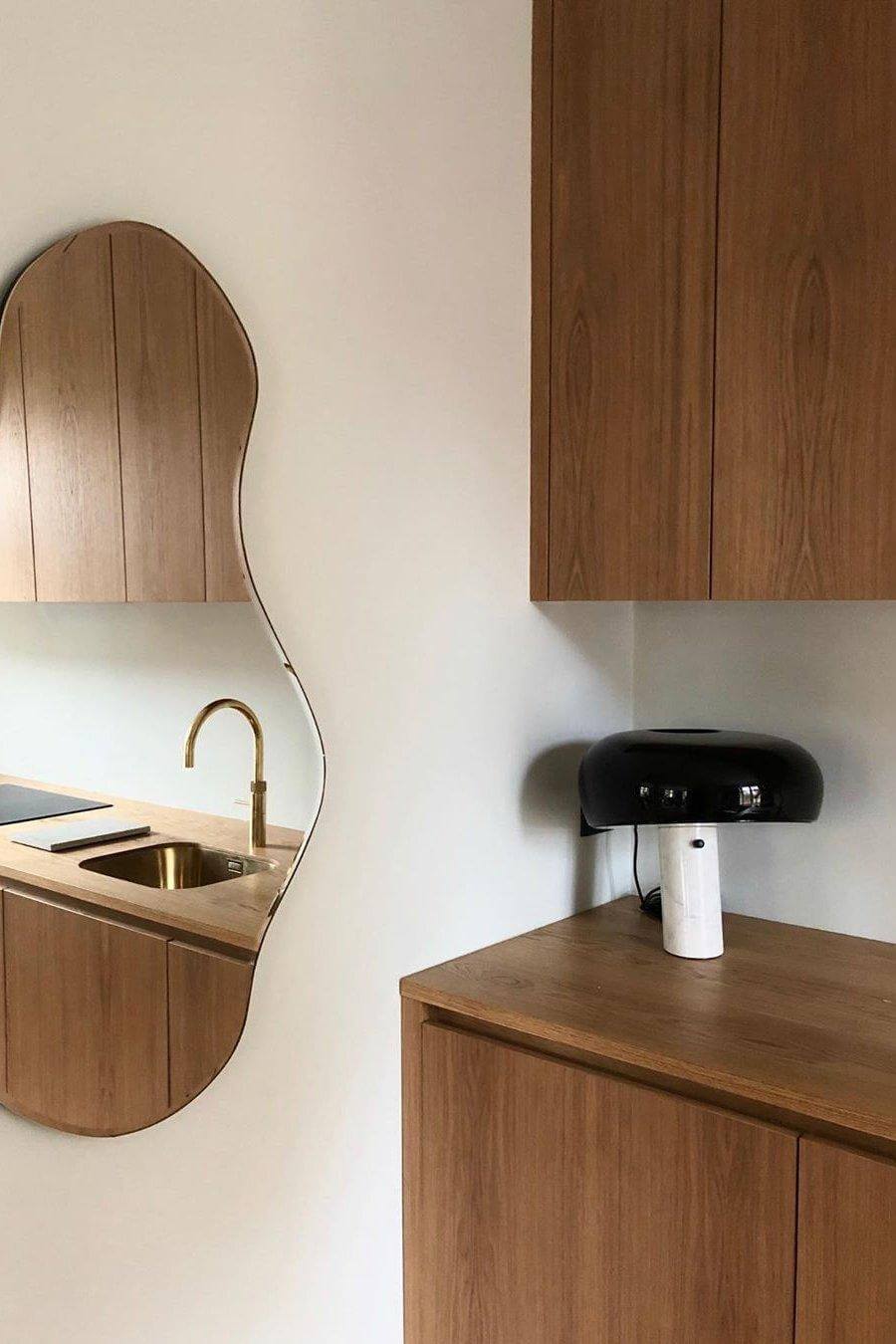 Elegant Marmor Bordlampe 28/40cm