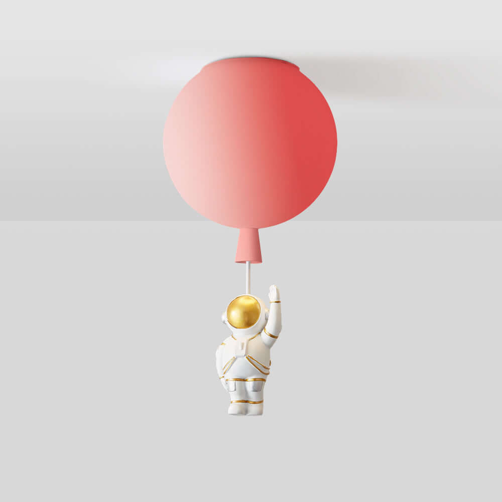 Moderne Måne Astronaut LED Loftslampe