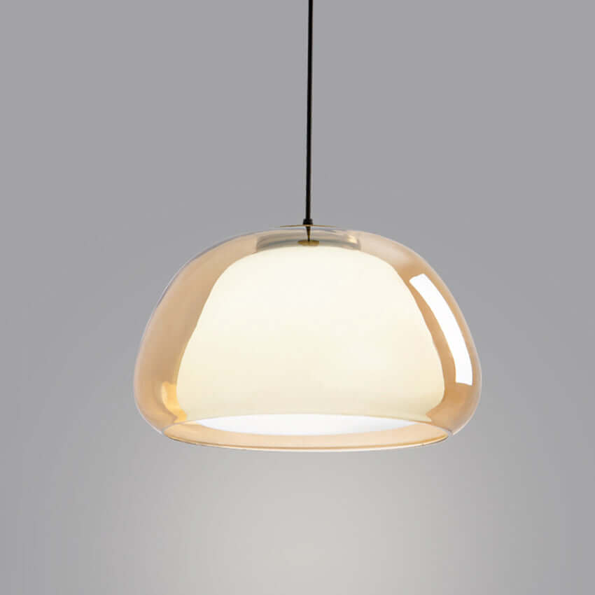 Elegant Jelly Pendellampe i Mælkeglas