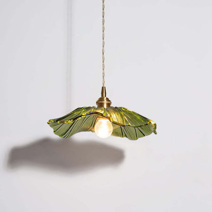 Elegant Blomsterglas Pendel - 28cm