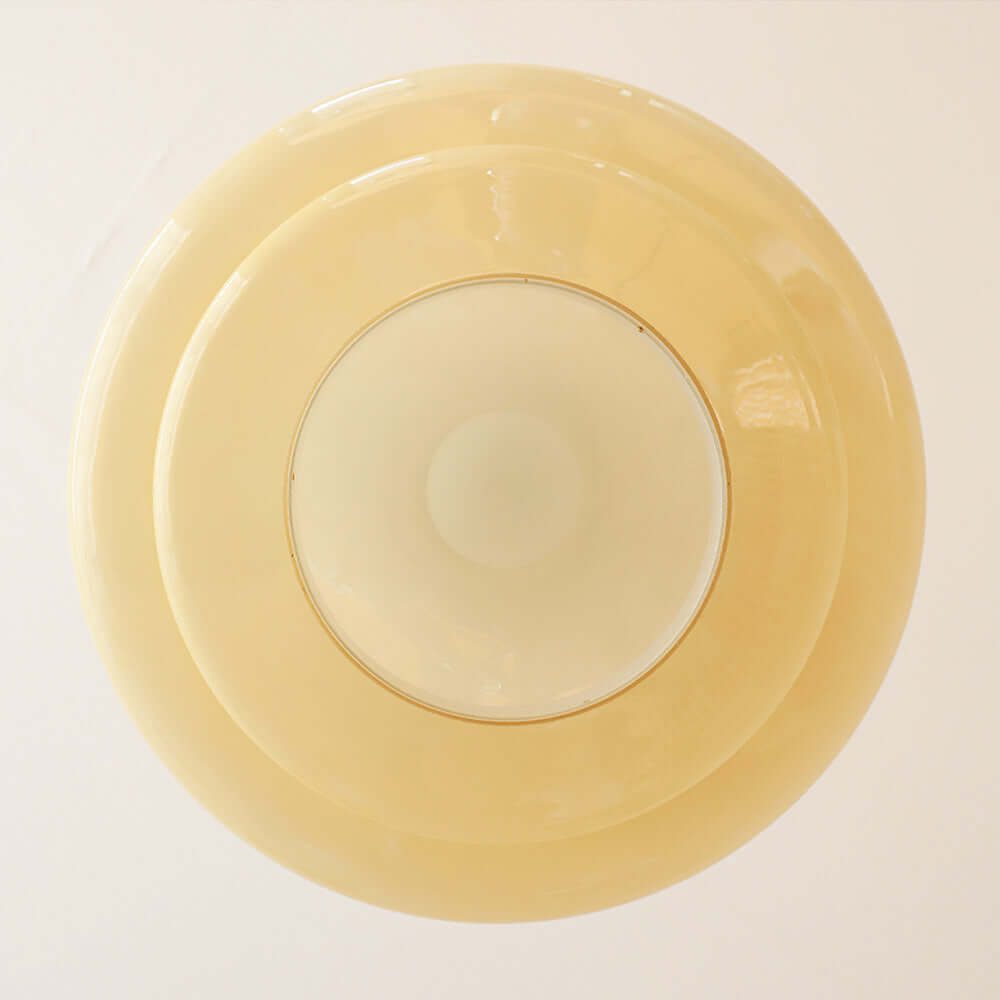 Elegant Cremefarvet Glas Pendellampe