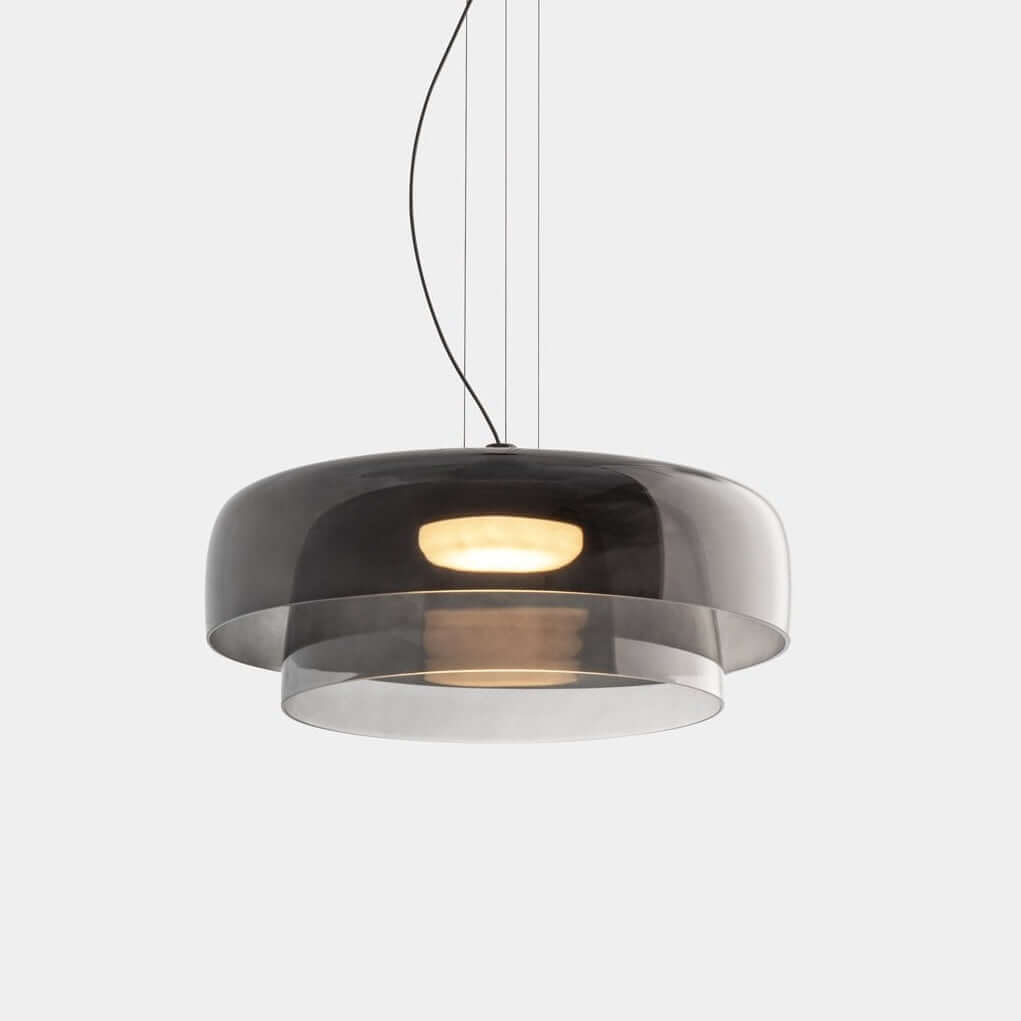 Elegant Glasloftlampe med LED | Justerbar