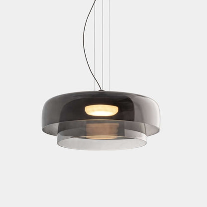 Elegant Glasloftlampe med LED | Justerbar