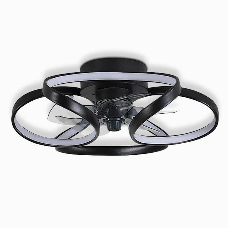 LED Loftlampe m/ Ventilator - Moderne Design