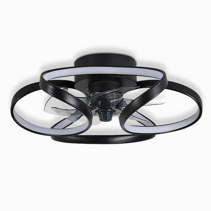 LED Loftlampe m/ Ventilator - Moderne Design