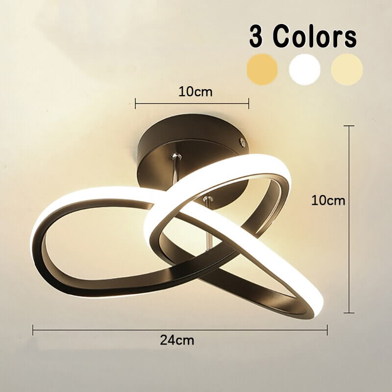 Moderne LED Loftlampe med 3 Ringe