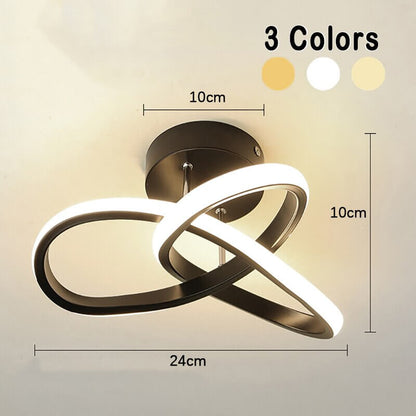 Moderne LED Loftlampe med 3 Ringe