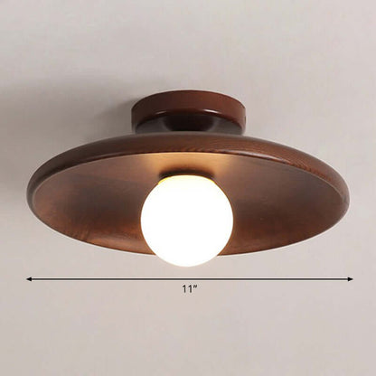 Moderne Lavt Skålformet Loftslampe