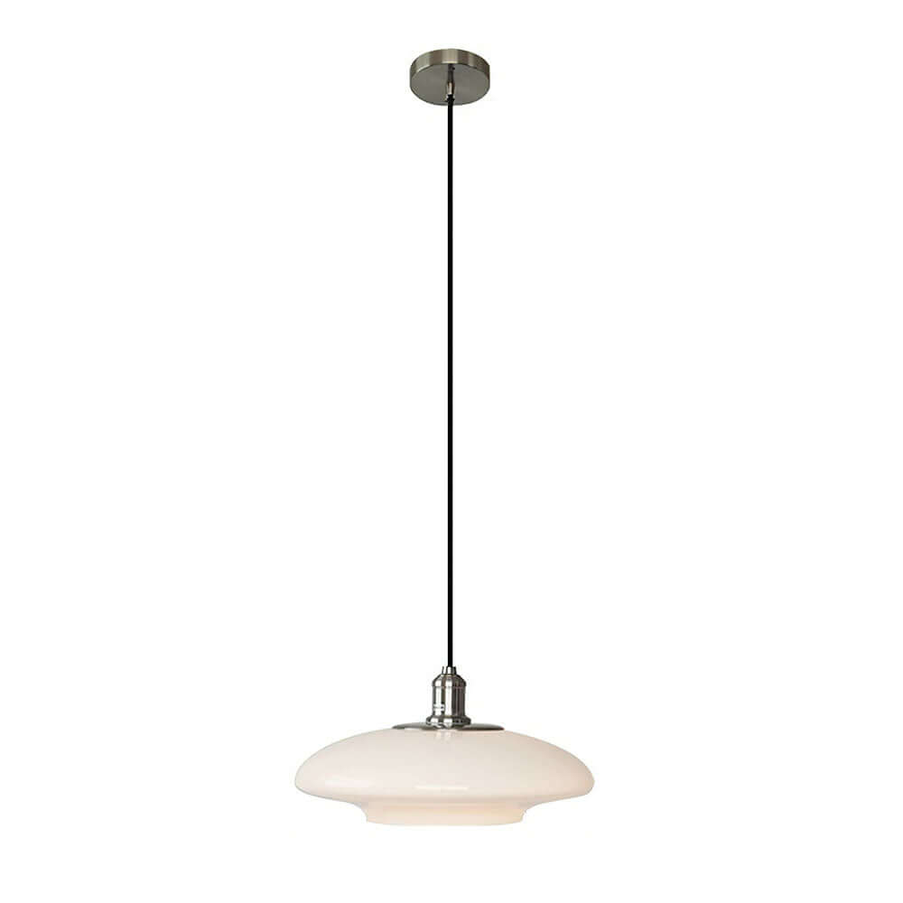 Elegant Hvid Glas Pendel - Moderne Design