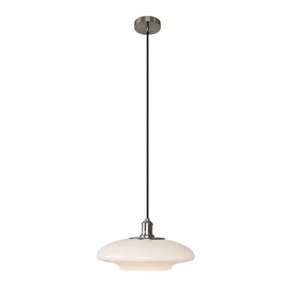 Elegant Hvid Glas Pendel - Moderne Design