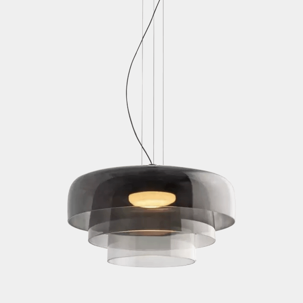 Elegant Glasloftlampe med LED | Justerbar