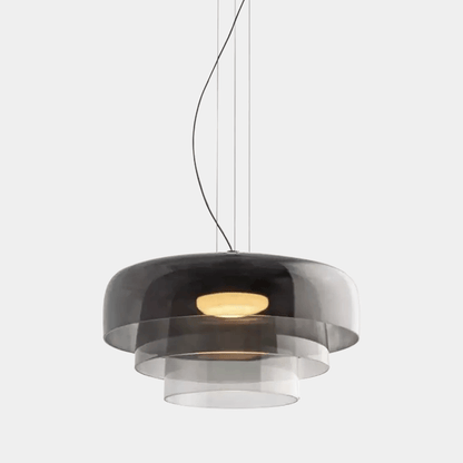 Elegant Glasloftlampe med LED | Justerbar