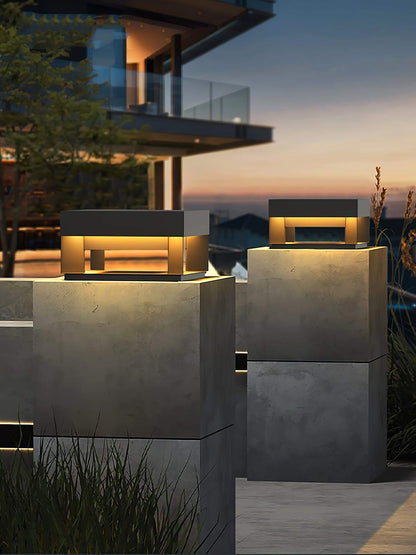 Udendørs LED Stolpelampe med Solenergi