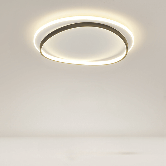Elegant Loftslampe i Sort/Guld