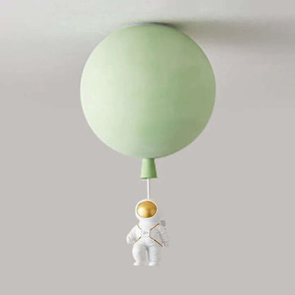 Moderne Måne Astronaut LED Loftslampe