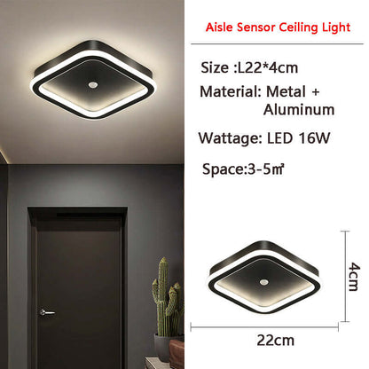 LED Loftslampe med Bevægelsessensor