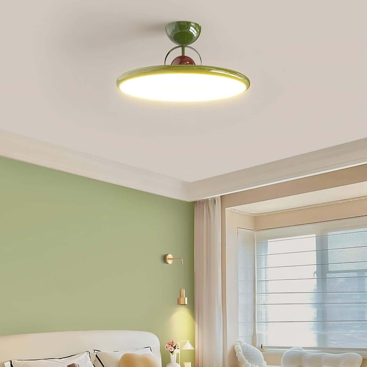 Moderne LED Loftslampe i Akryl & Metal - 40/50cm