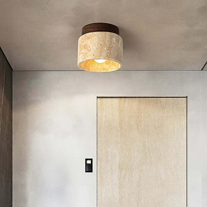 Elegant Loftslampe i Flødestil - Dia 12cm