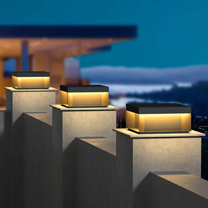 Udendørs LED Stolpelampe med Solenergi