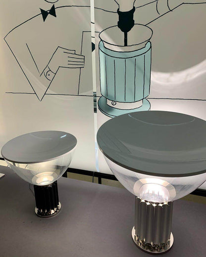 Elegant Marmor Bordlampe 28/40cm