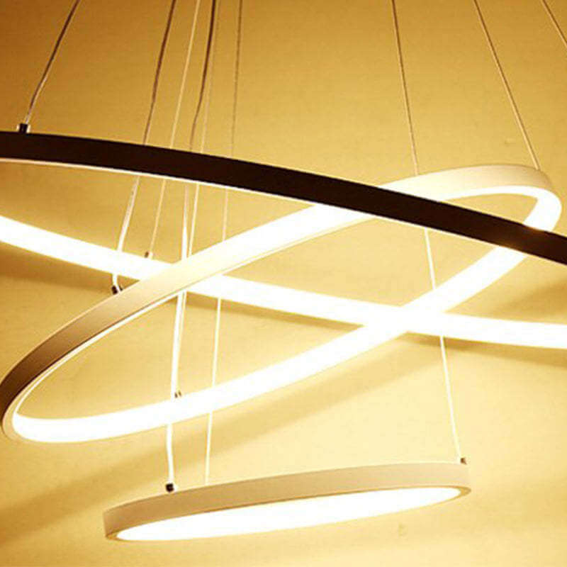 Moderne 3-Rings Loftslampe