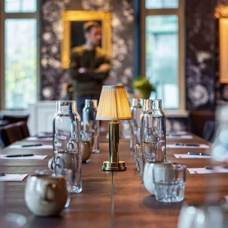 LED Trådløs Metal Bordlampe