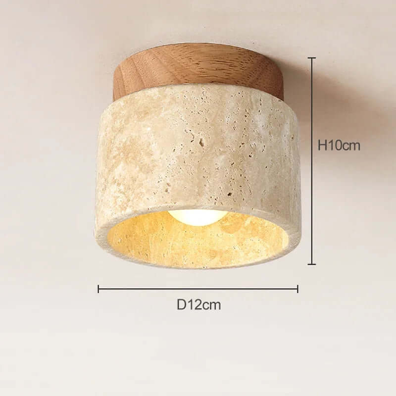 Elegant Loftslampe i Flødestil - Dia 12cm
