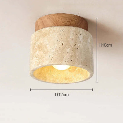 Elegant Loftslampe i Flødestil - Dia 12cm