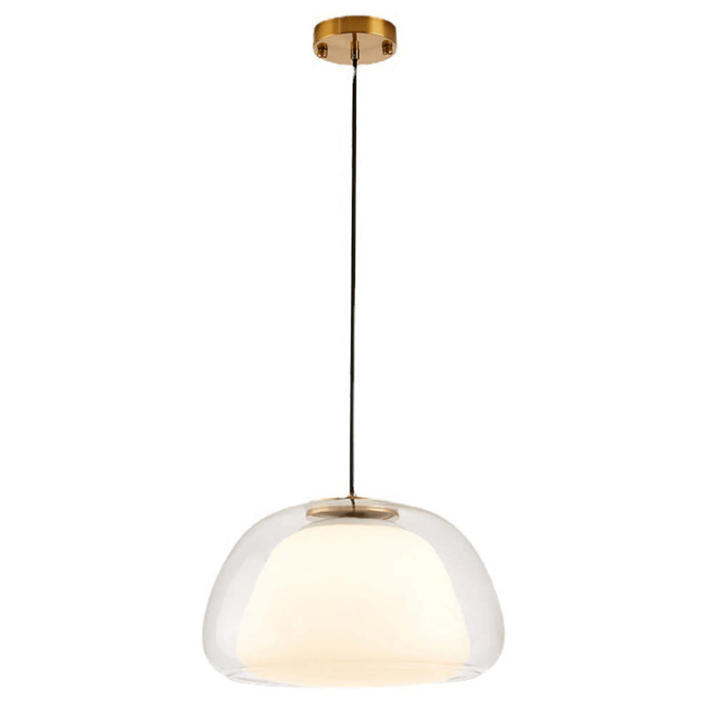 Elegant Jelly Pendellampe i Mælkeglas