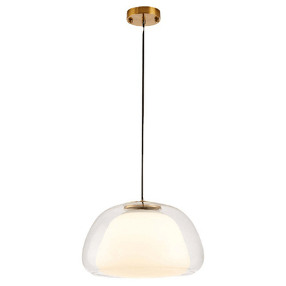 Elegant Jelly Pendellampe i Mælkeglas